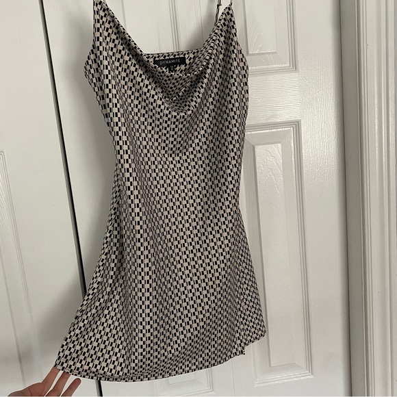 Dynamite Dani Cowl Neck Satin Slip Dress - Picture 2 of 3